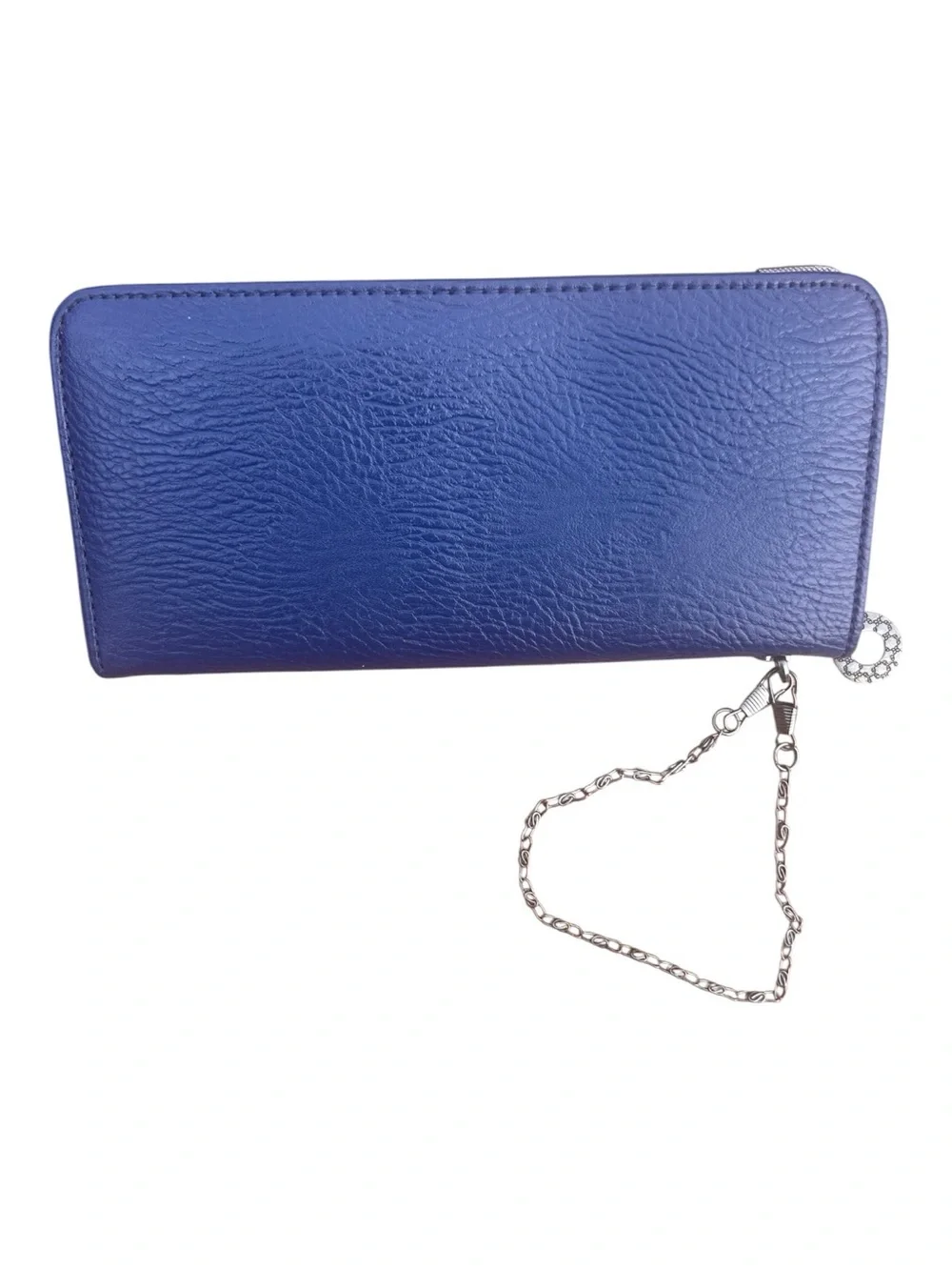 Black Unique Skull Accent Women's Wallet Zip Around Clutch Credit Card Divider